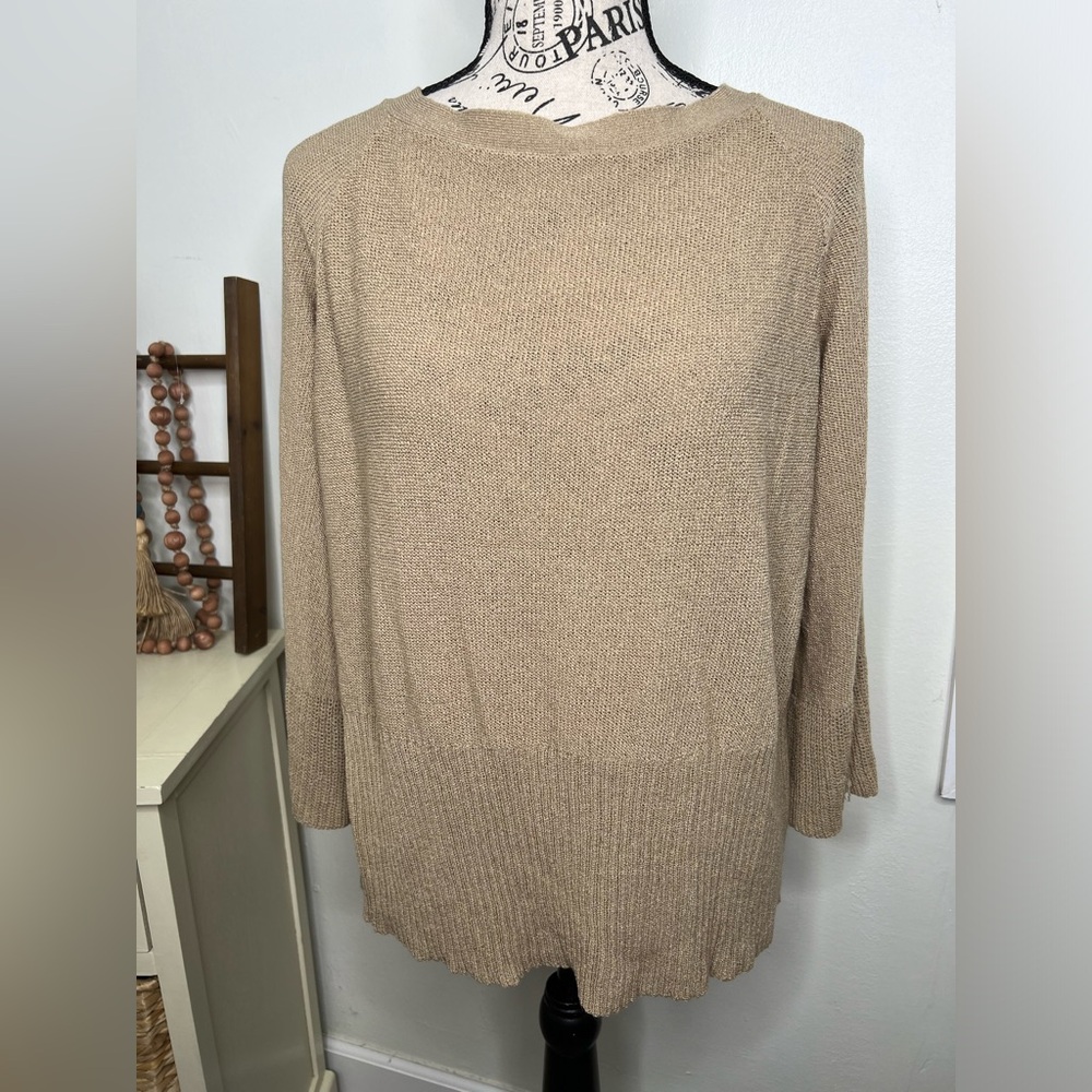 Long Sleeve Sweater with Tie Back